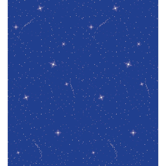 Bulletin Board Art Paper, Night Sky, 48" x 50', 1 Roll - Loomini