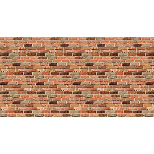 Bulletin Board Art Paper, Reclaimed Brick, 48" x 50', 1 Roll - Loomini