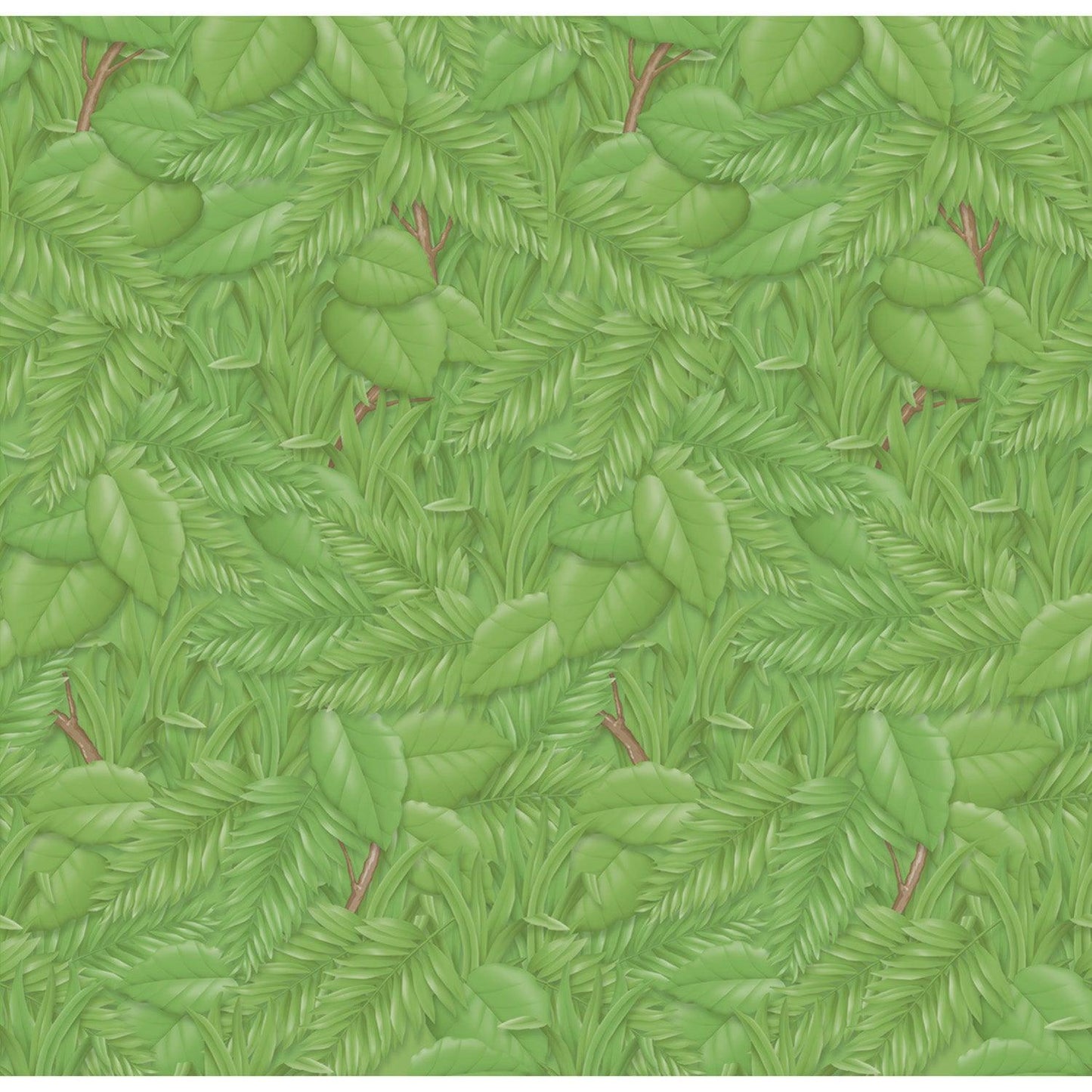 Bulletin Board Art Paper, Tropical Foliage, 48" x 12', 4 Rolls - Loomini