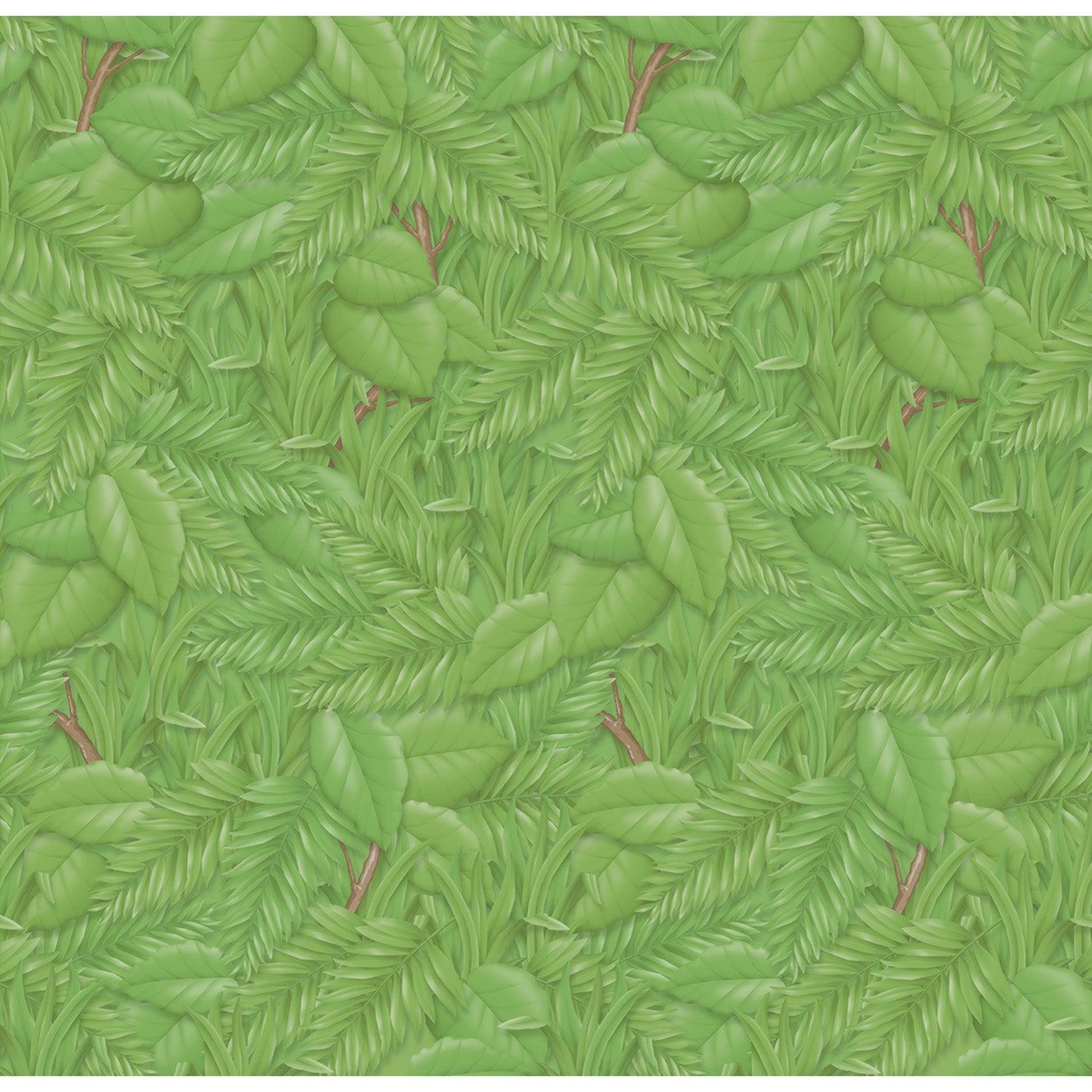 Bulletin Board Art Paper, Tropical Foliage, 48" x 12', 4 Rolls - Loomini