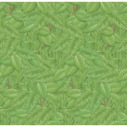 Bulletin Board Art Paper, Tropical Foliage, 48" x 12', 4 Rolls - Loomini