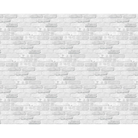 Bulletin Board Art Paper, White Brick, 48" x 50', 1 Roll - Loomini