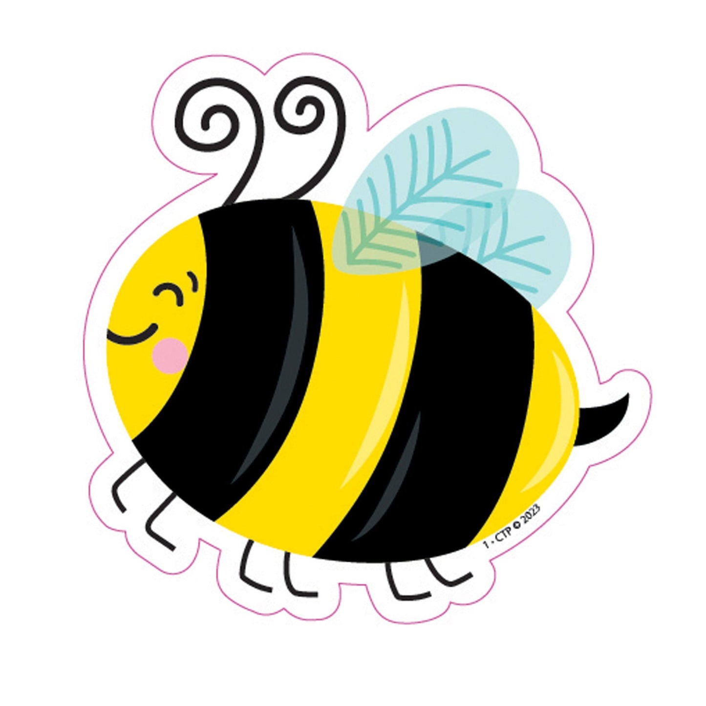 Busy Bees 3 Inch Designer Cut-Outs, 36 Per Pack, 6 Packs - Loomini