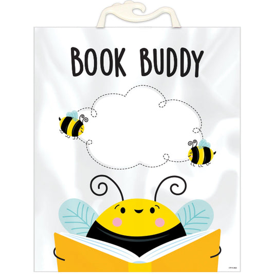 Busy Bees Bee a Reader Book Buddy Bags, Pack of 6 - Loomini