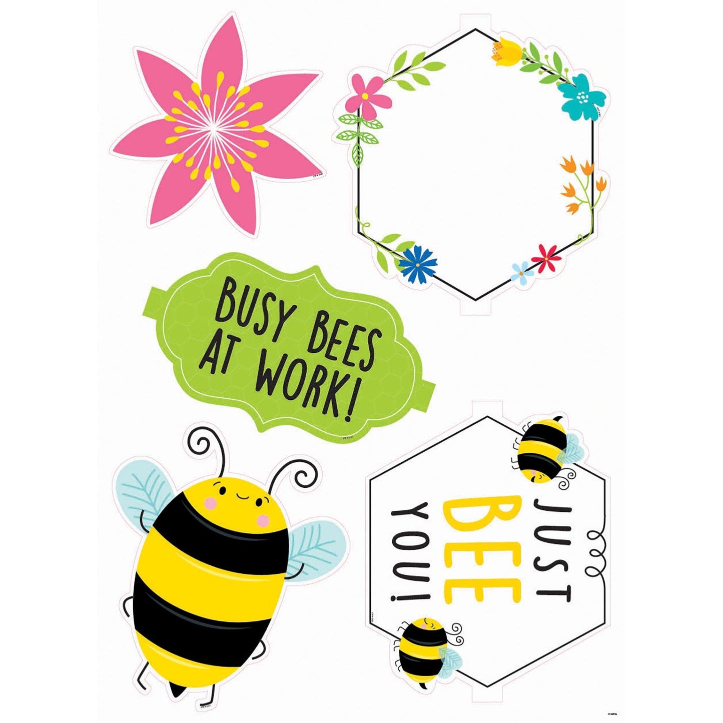 Busy Bees Bulletin Board Set - Loomini