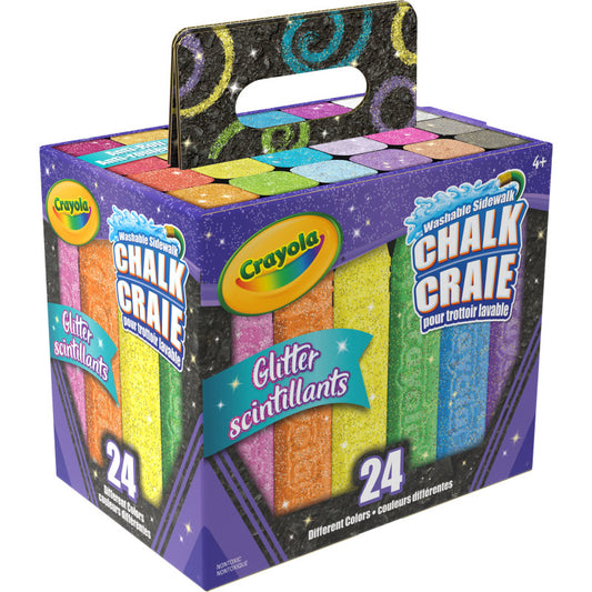 Glitter Chalk, 24 Count