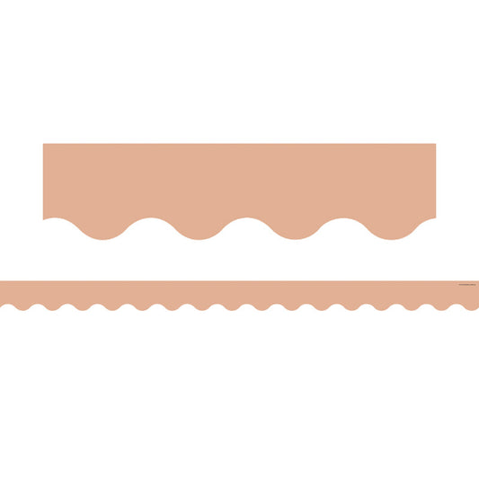 Sedona Sand Scalloped Border Trim, 35 Feet