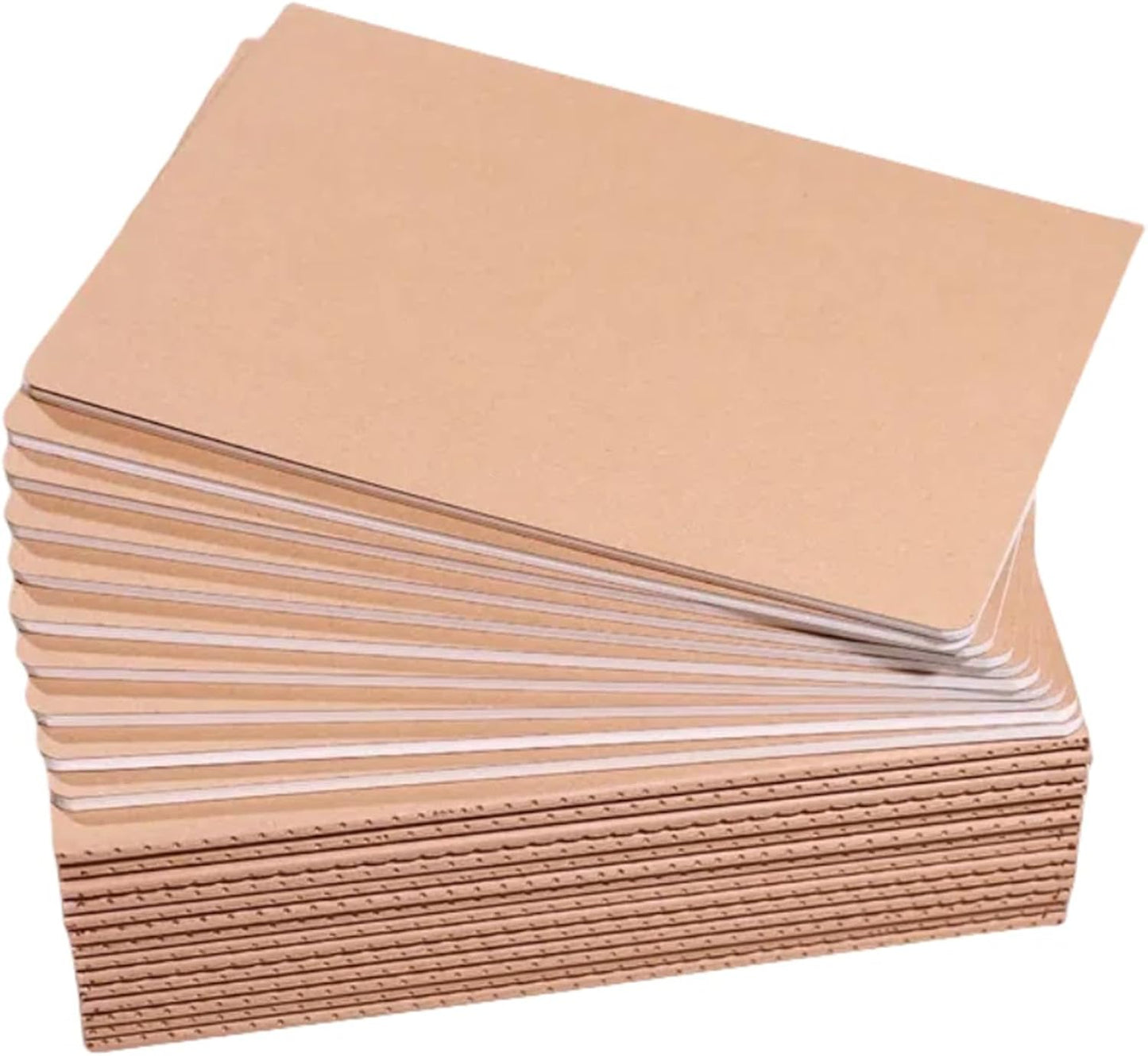 16 Pack Kraft Notebooks, Journals in Bulk for Writing, Blank Paper Sketchbooks, 60 Pages Composition Notebook, 8.3X5.5 Inch, A5 Size, Travel Journal Set, for Gifts, Students and Office Supplies