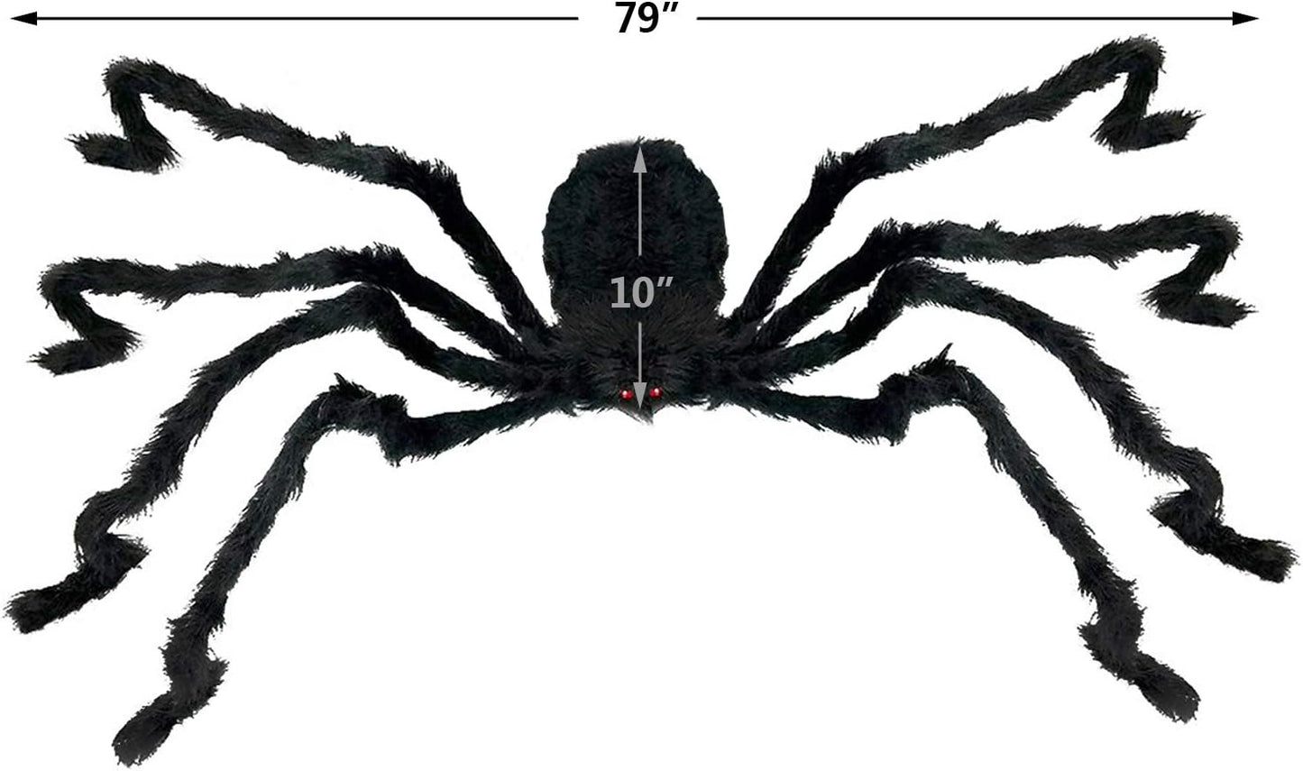 Halloween Decorations Giant Spider 6.6Ft