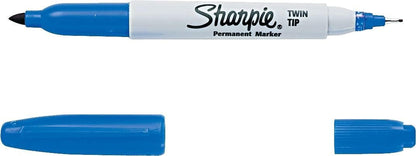 Fine Point Permanent Markers, Blue, 1 Count