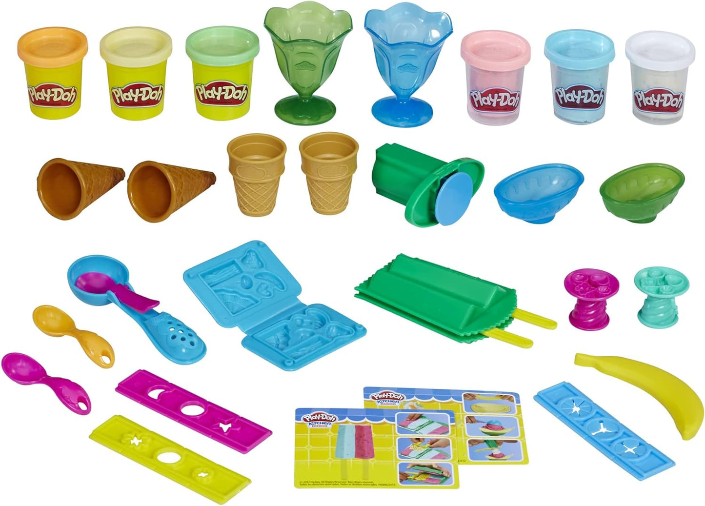 Kitchen Creations Ice Cream Party Play Food Set with 6  Colors, 2-Ounce Cans (Amazon Exclusive)