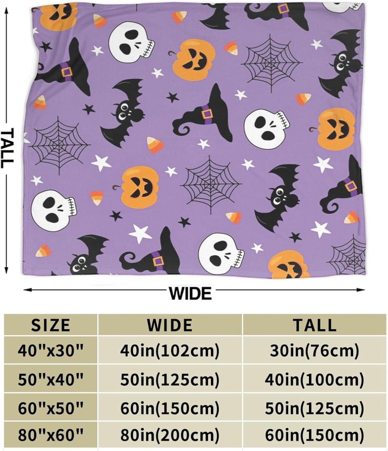 Fall Decor Pumpkin Blanket Autumn Harvest Throw Blankets Soft Cozy Plush Fleece Pumpkin Bedding Blanket for Girls Kids Adults 40" X 50"