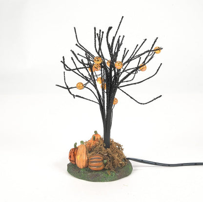 Accessories for Villages Halloween Lit Jack-O-Lantern Village Tree