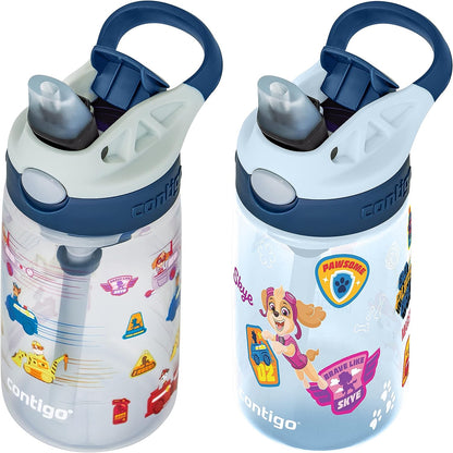 Aubrey Leak-Proof Spill-Proof Water Bottle, Paw Patrol, 14Oz., 2 Pack