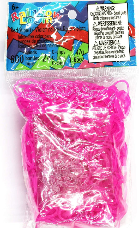 Rose Jelly Rubber Bands Refill C-Clips