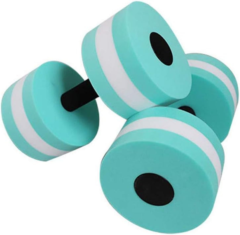 Water Dumbbells, Set of 2 Aquatic Exercise Dumbell, Water Aerobic Exercise Foam Dumbbells Pool Resistance for Men Women Weight Loss Water Sports Fitness Tool