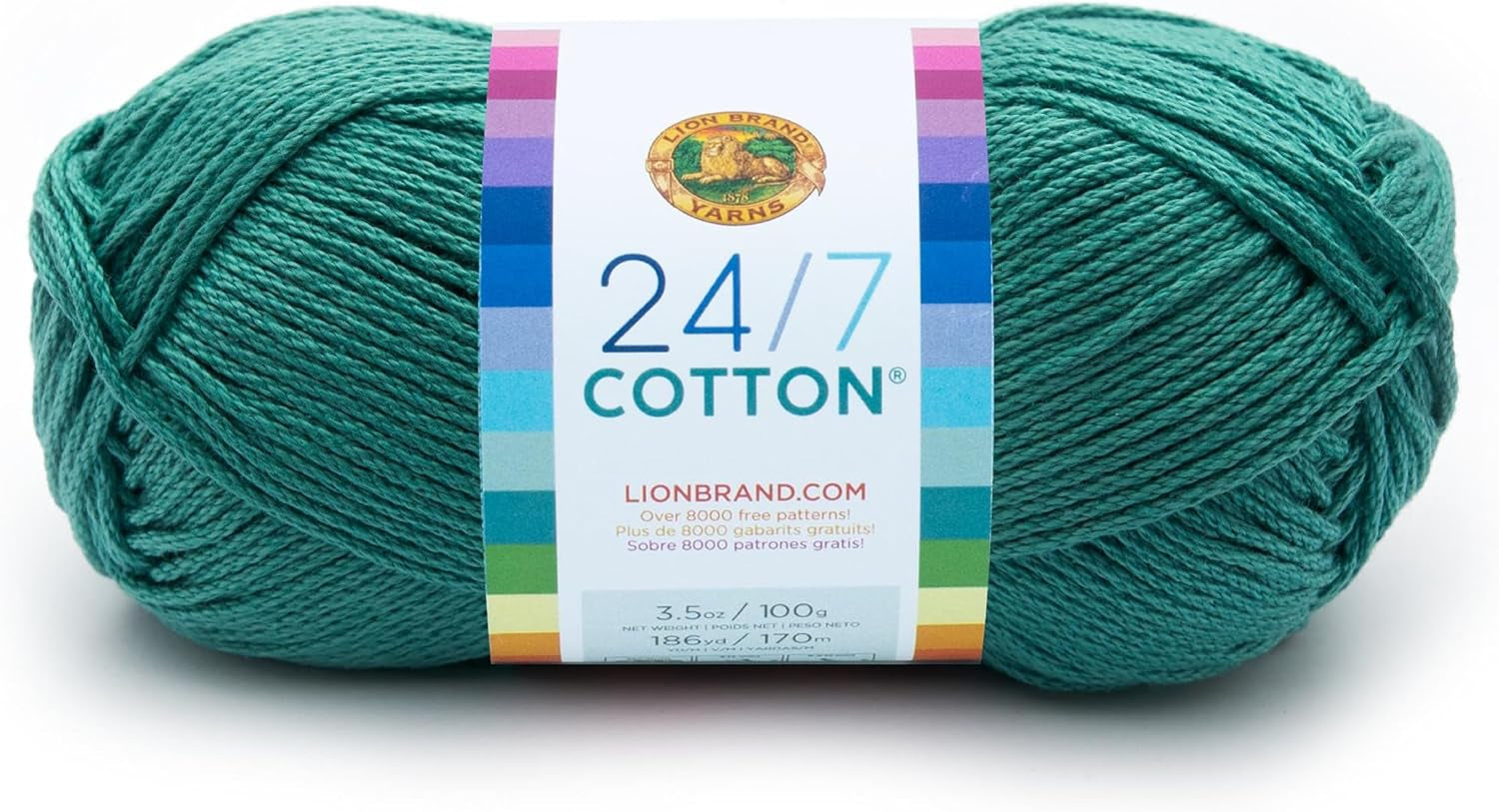 (1 Skein) 24/7 Cotton® Yarn, White