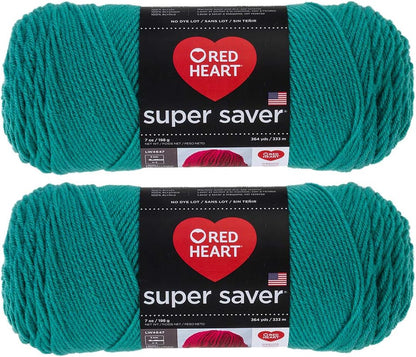 Bulk Buy:  Super Saver (2-Pack) (Cherry Red, 7 Oz Each Skein)