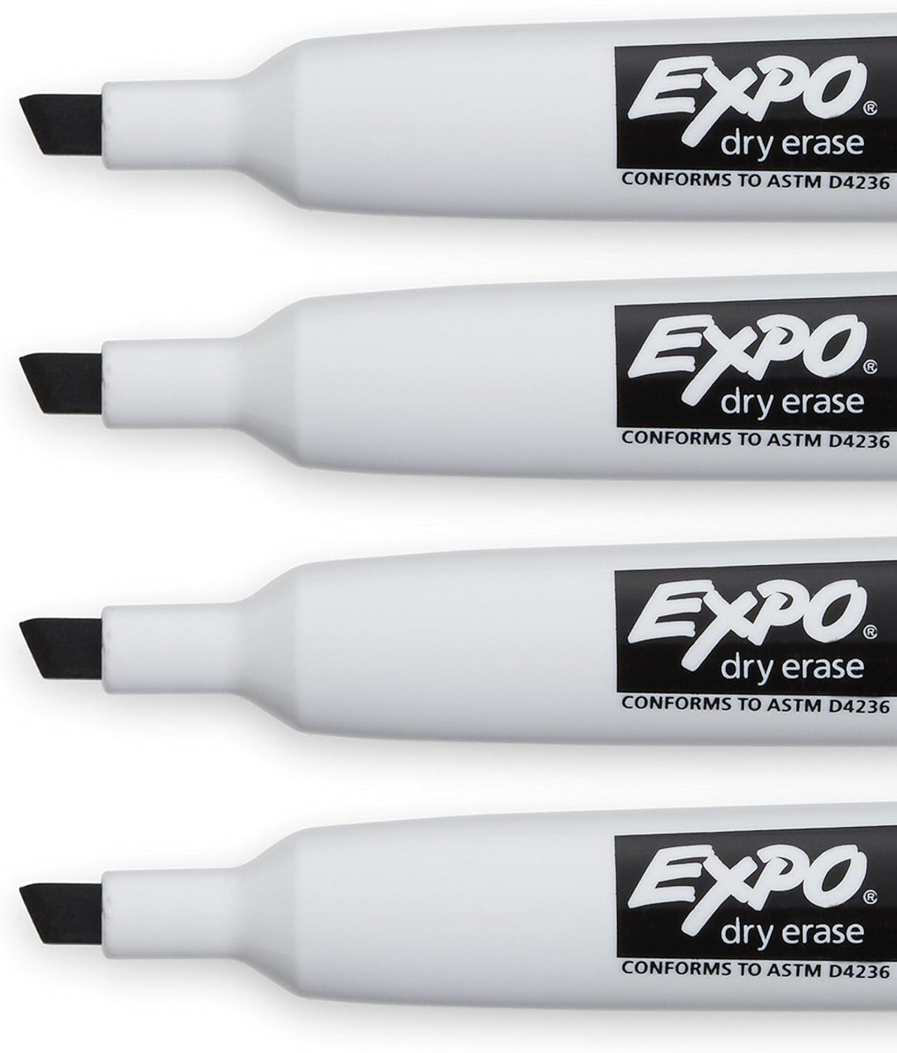 Magnetic Dry Erase Markers with Eraser, Chisel Tip, Assorted, 8 Count