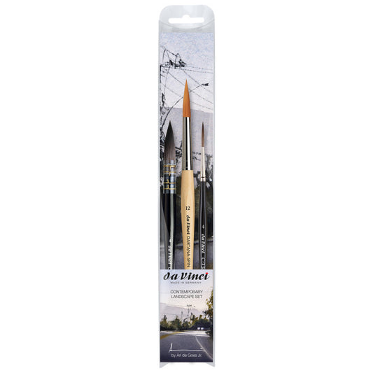 Artist Signature Collection by Ari de Goes Jr., Contemporary Landscape Brushes, Assorted, 3 Brush Set