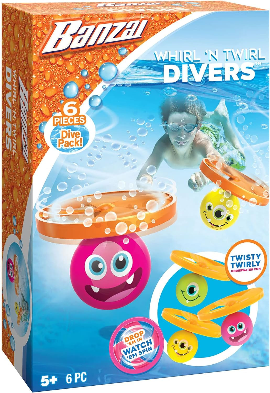 Dive Mermaids 4Pc Colors May Vary