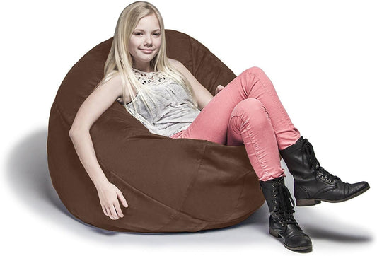 Cocoon 4 Foot Bean Bag Chair, Chocolate