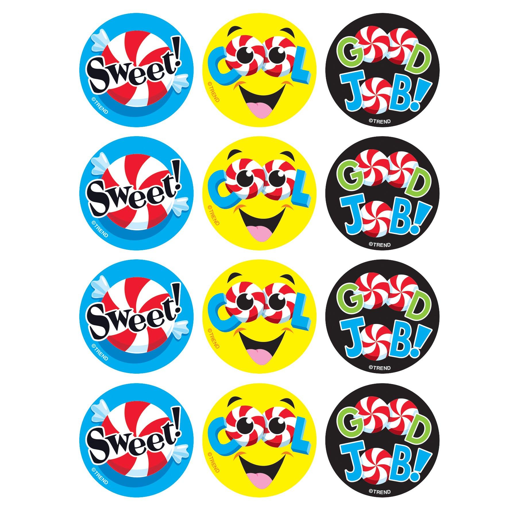 Candy Compli-MINTS/Peppermint Stinky Stickers®, 48 Per Pack, 6 Packs - Loomini