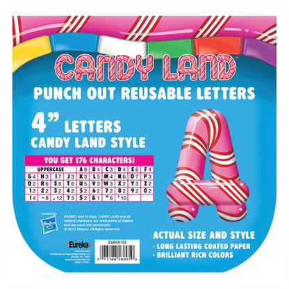 Candy Land™ Peppermint Stripe Deco 4" Letters, 176 Per Pack, 3 Packs - Loomini