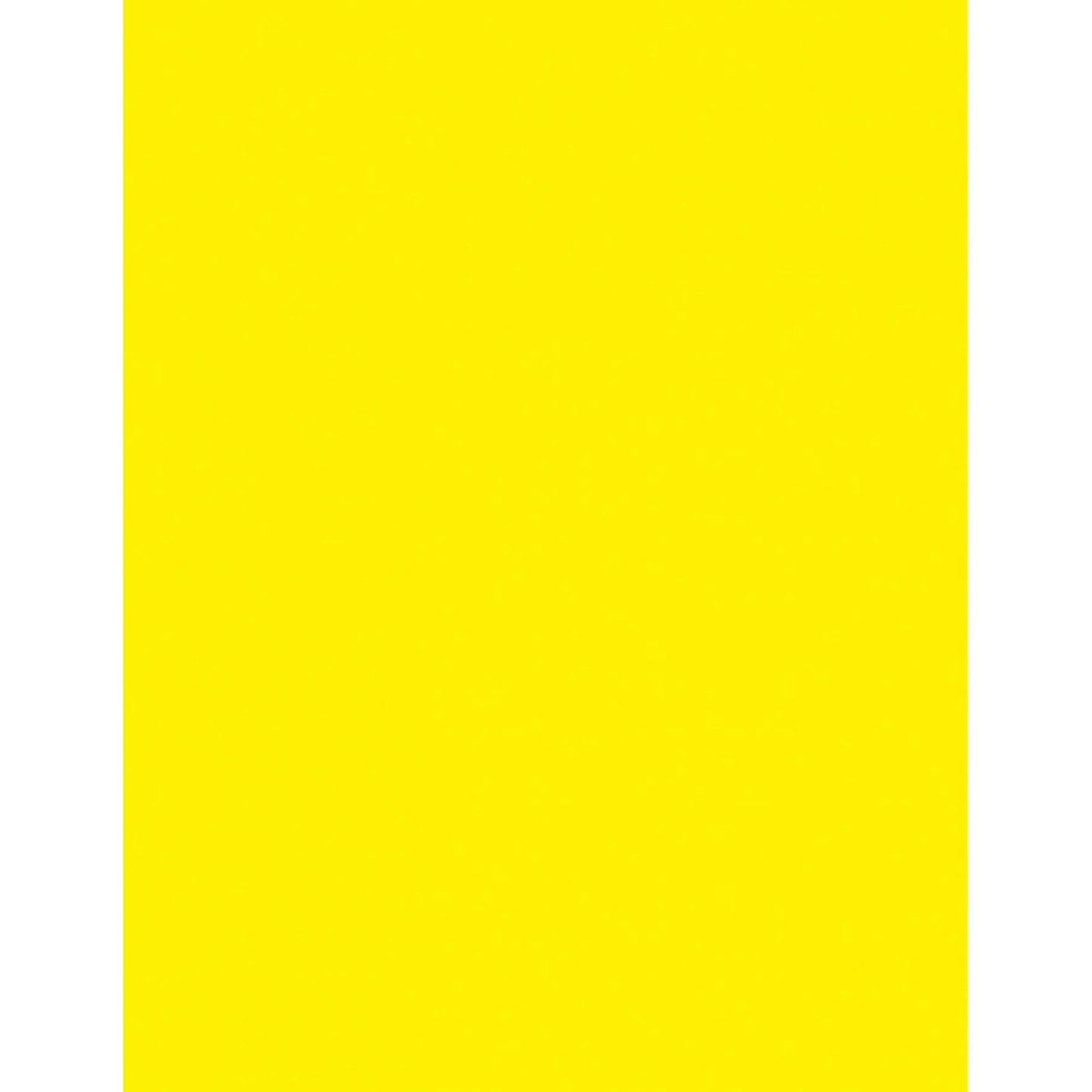 Card Stock, Lemon Yellow, 8-1/2" x 11", 100 Sheets - Loomini
