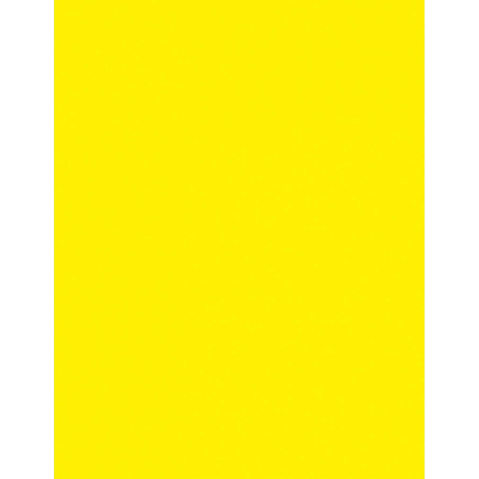 Card Stock, Lemon Yellow, 8-1/2" x 11", 100 Sheets - Loomini