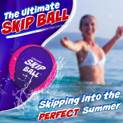 the Ultimate Skip Ball – Water Bouncing Ball (2 Pack) Create Lasting Memories with Your Friends & Family at the Beach, Lake or Pool - Great for All Ages