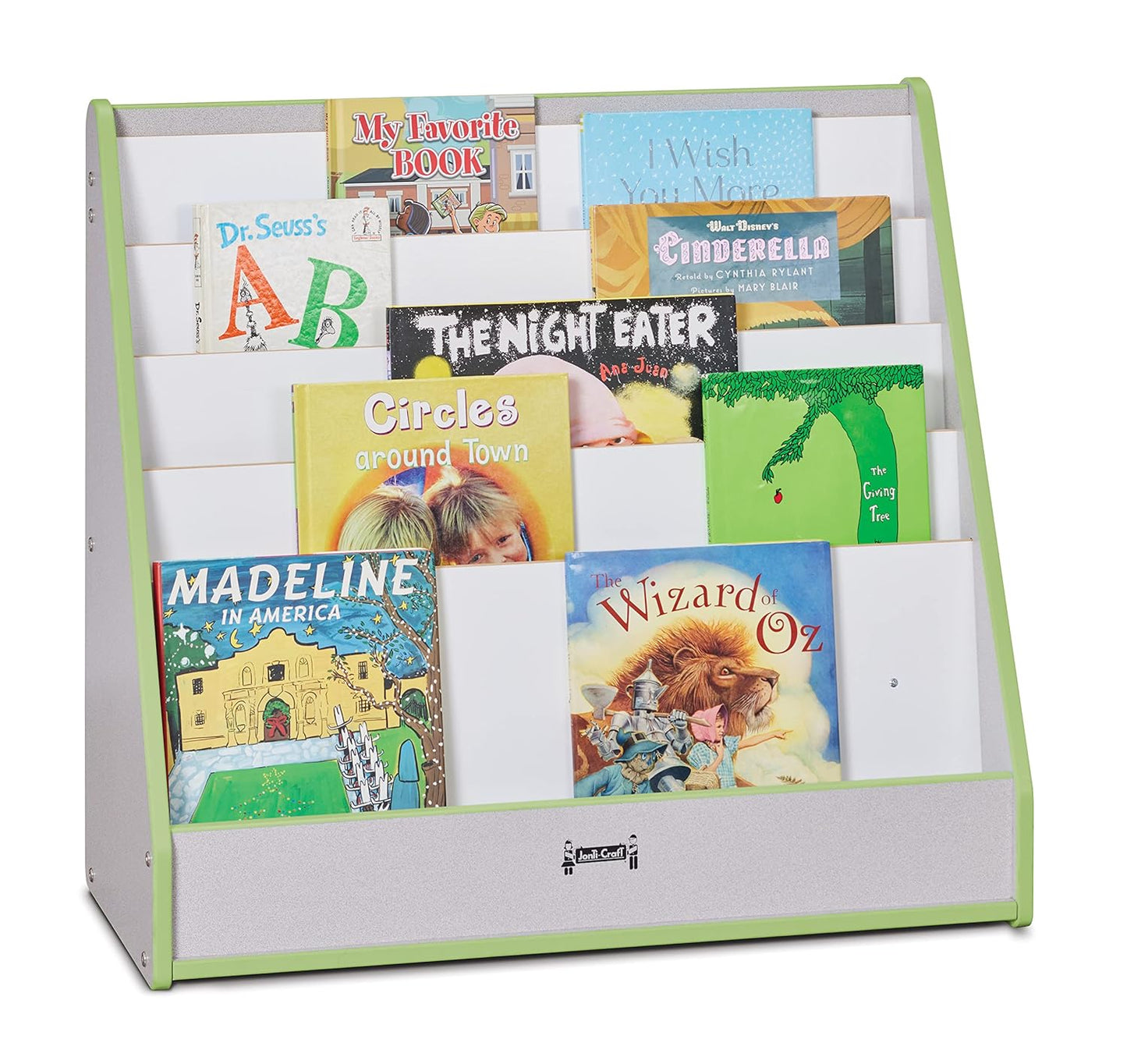 Rainbow Accents 3514JCWW130 Flushback Pick-A-Book Stand - Key Lime Green