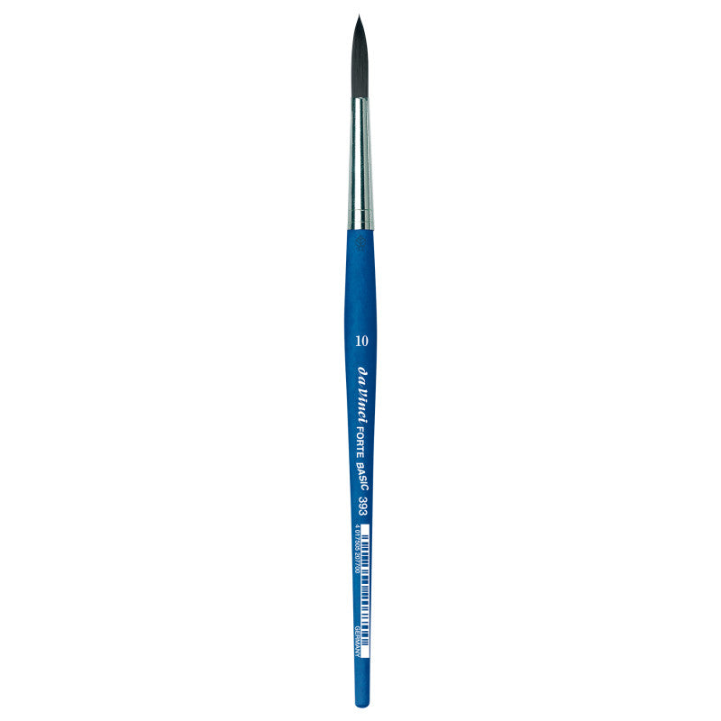 FORTE BASIC Student Brush, Synthetic, Acrylic, Round, Series 393, Size 10