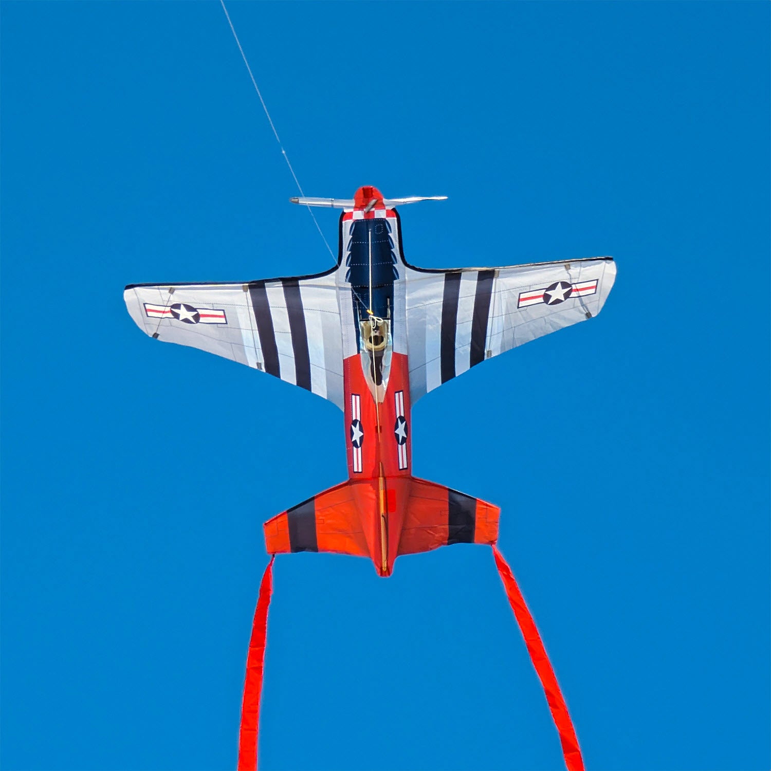 3-D P-51 Mustang Supersized Nylon Kite