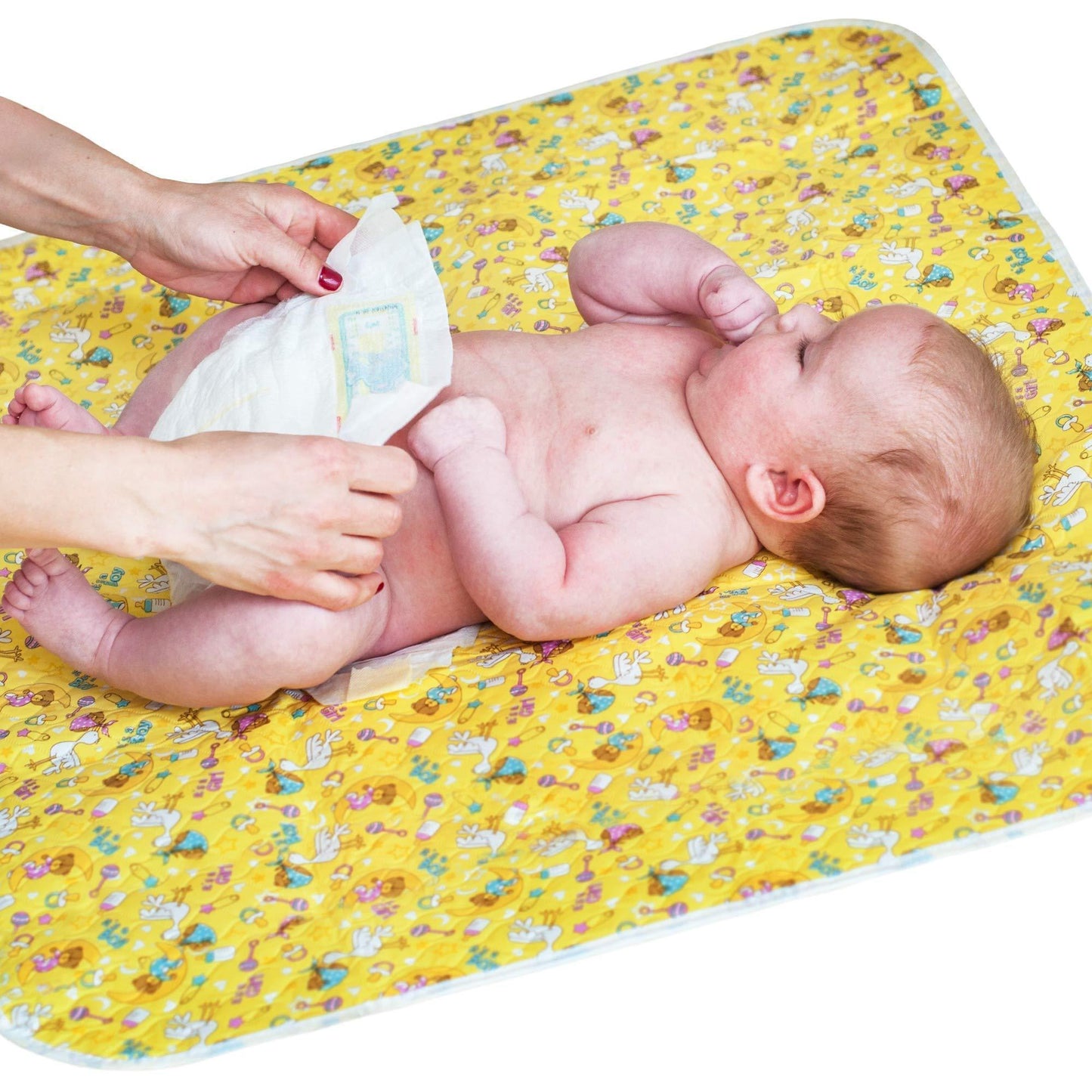 Portable Changing Pad for Home & Travel – Waterproof Reusable Extra Large Size