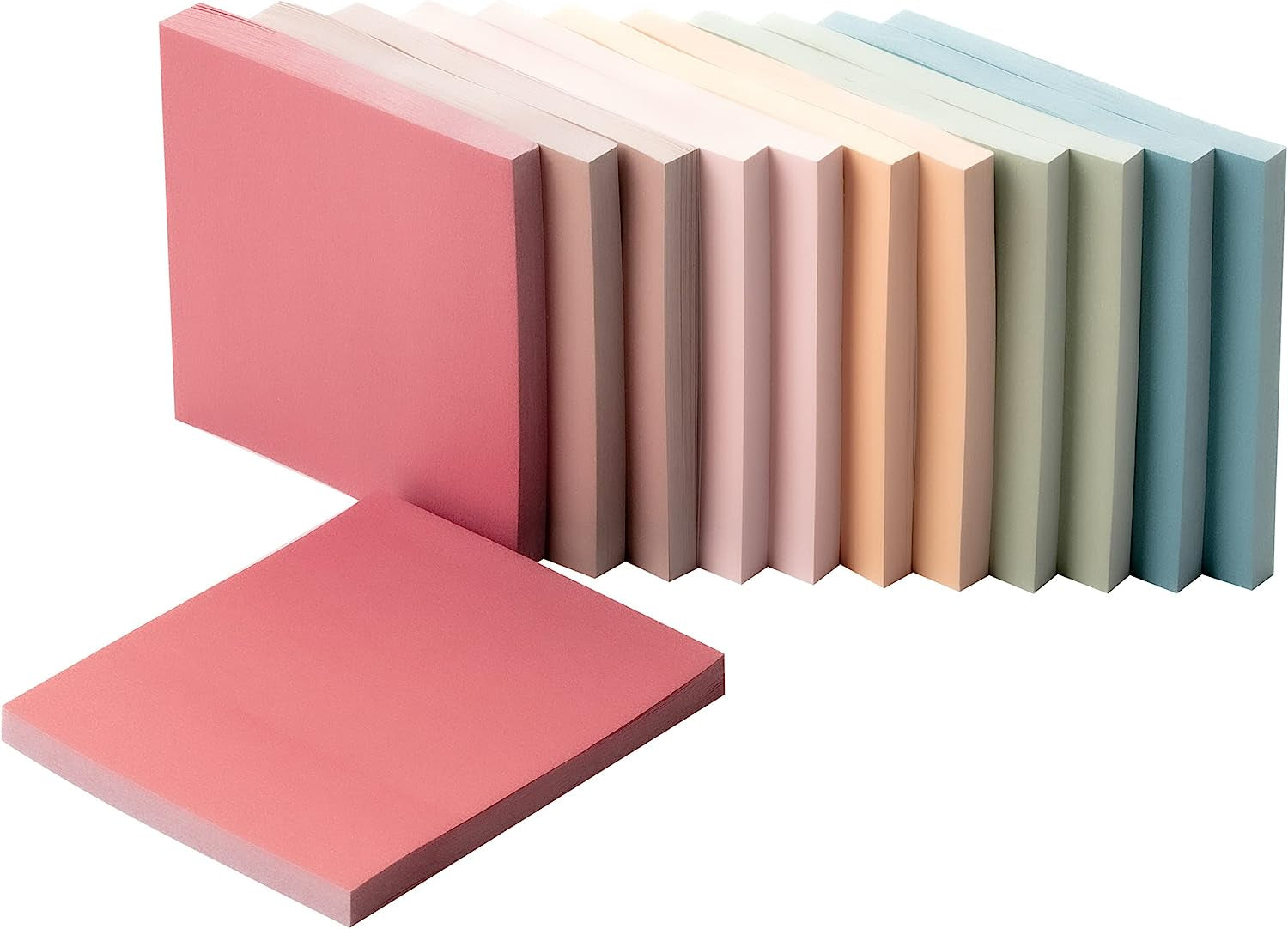 - Sticky Notes, 3”X3”, 12 Pads, Vintage Colors Sticky Notes, Sticky Note, Self-Stick Note Pads, Sticky Pads Sticky Notes Aesthetic, Colorful Sticky Notes, Sticky Notes Bulk Sticky Notes