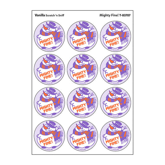 Mighty Fine!/Vanilla Scent Retro Scratch 'n Sniff Stinky Stickers®, 24 ct.