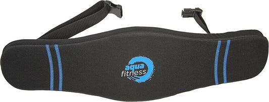 AQUA Fitness Deluxe Flotation Belt - Adult Water Aerobics Equipment for Pool - Black