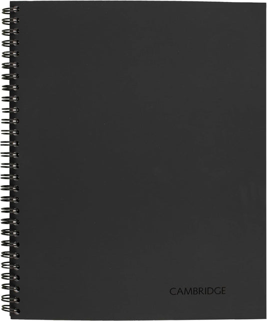Notebook, Business Notebook, 8-1/4" X 11", 80 Sheets, Legal Ruled, Flexible Cover, Wirebound, Gray (06062)