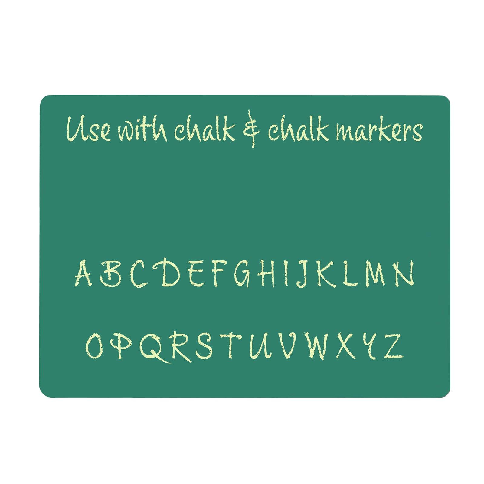 Chalkboard, 24" x 36", Green, Pack of 2 - Loomini