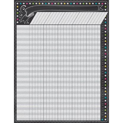 Chalkboard Brights Incentive Chart, Pack of 6 - Loomini