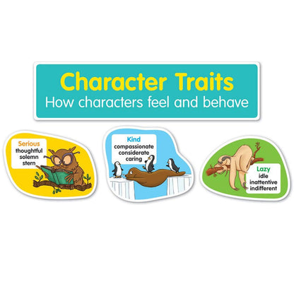 Character Traits Bulletin Board Set - Loomini