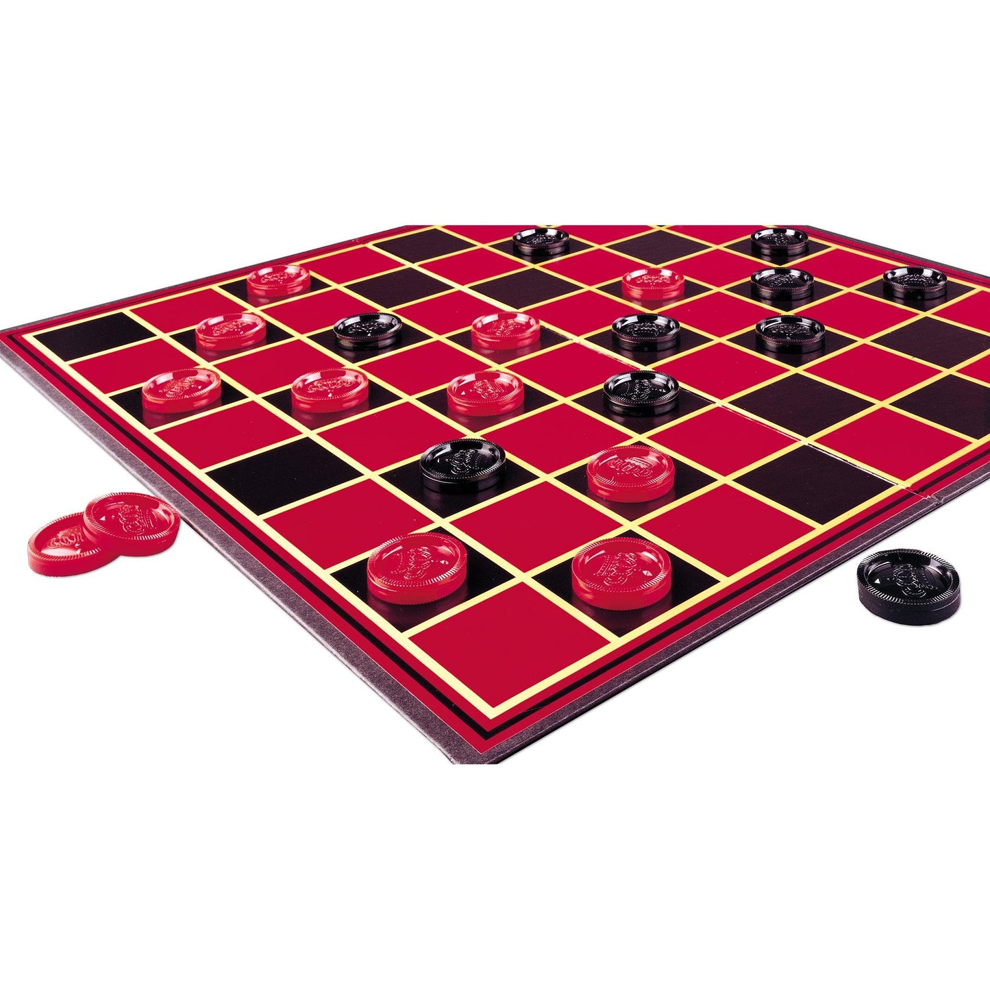 Checkers Game, Pack of 4 - Loomini