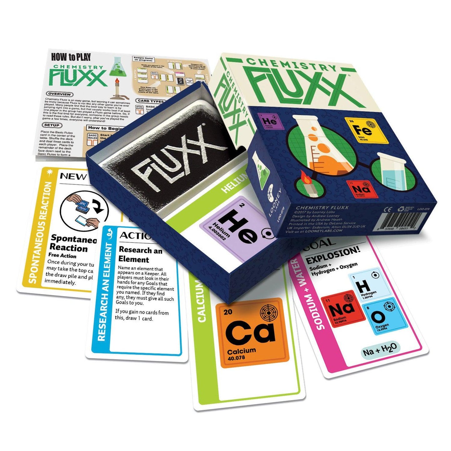 Chemistry Fluxx® Card Game - Loomini