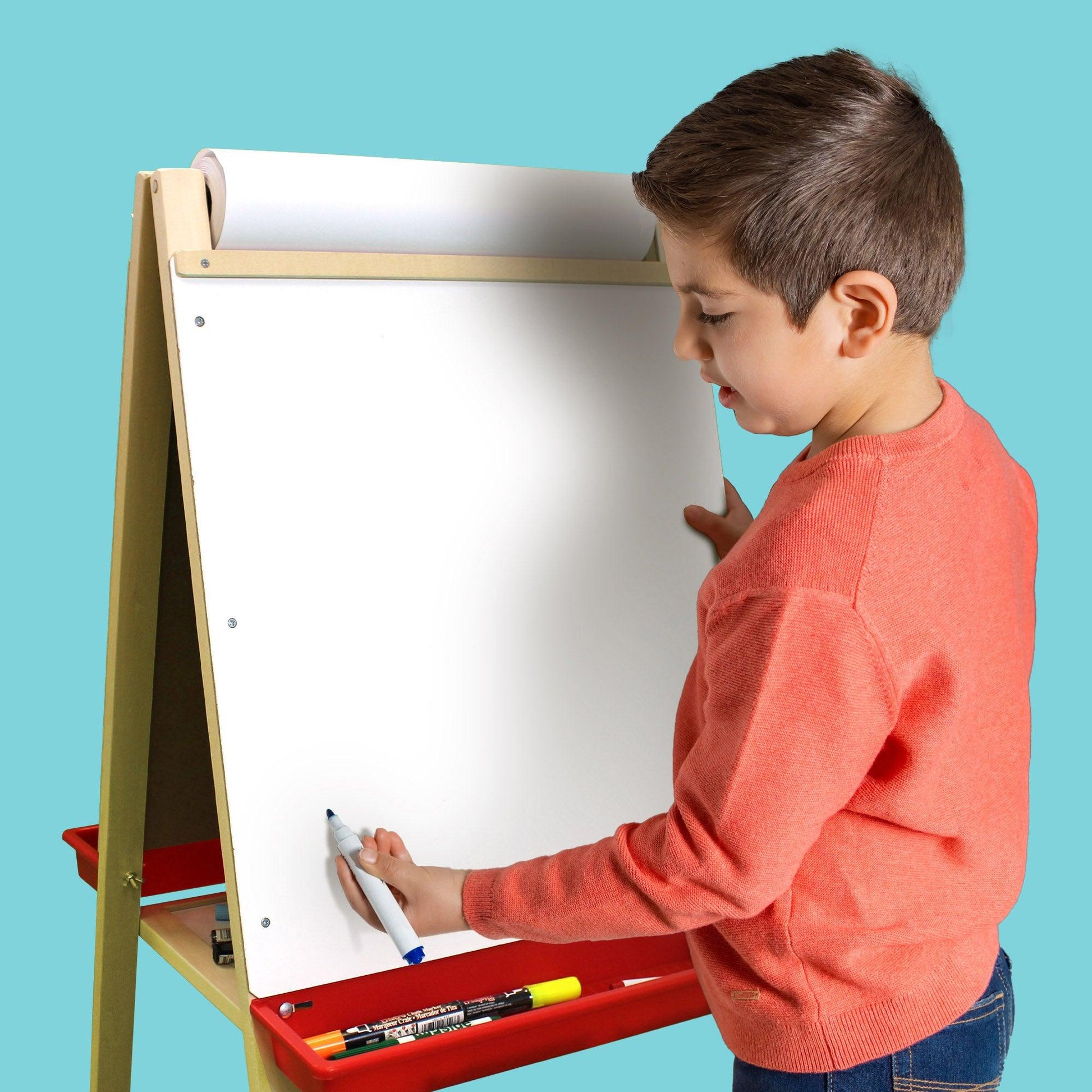 Child's Paper Roll Easel, 44"H x 19"W - Loomini