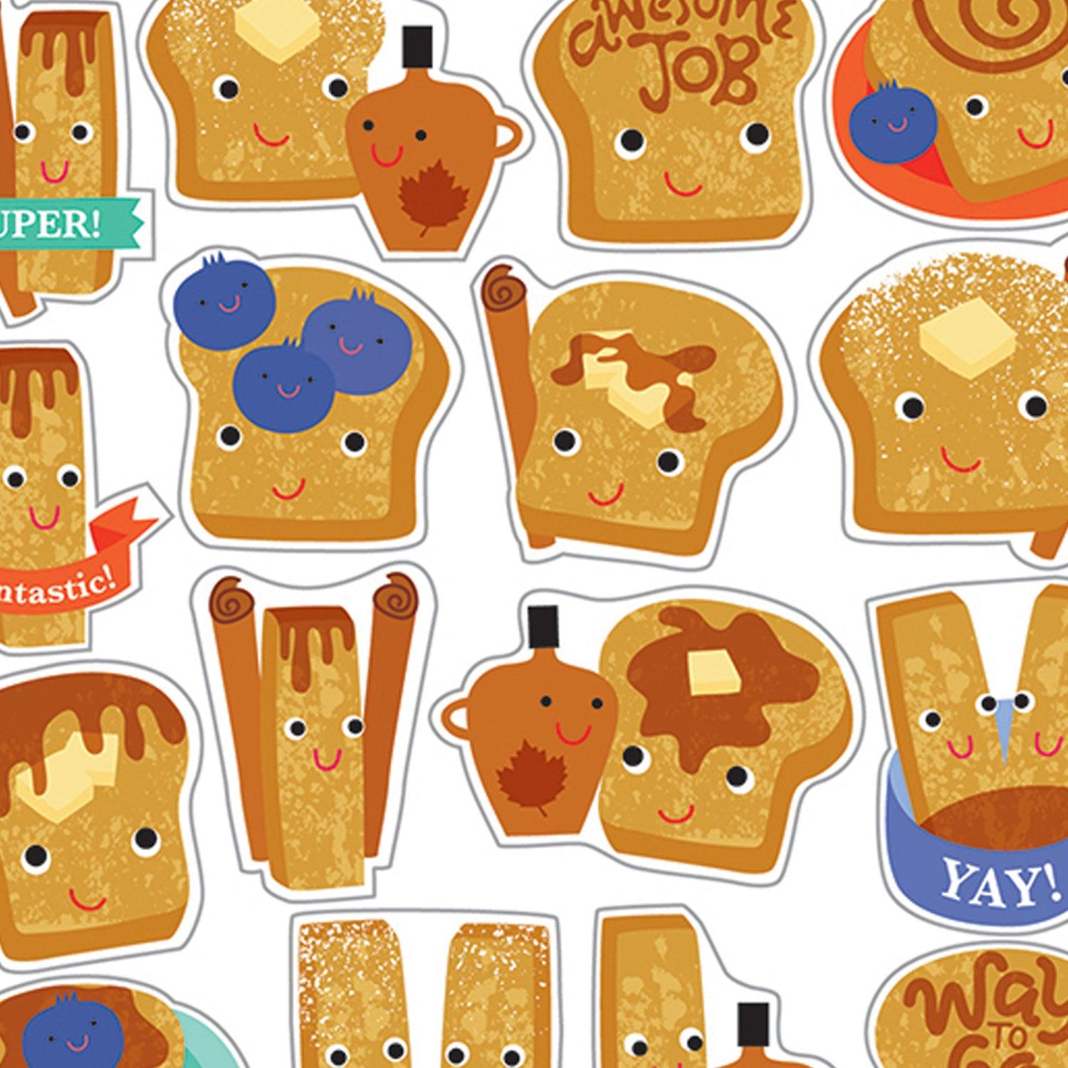 Cinnamon Scented Stickers, 80 Per Pack, 6 Packs - Loomini