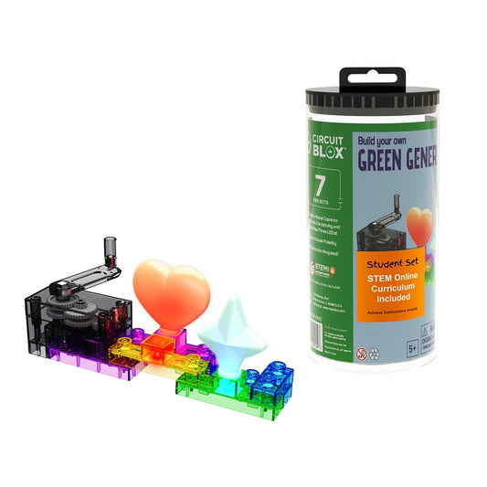 Circuit Blox Green Generator 7 Project Student Set - Loomini
