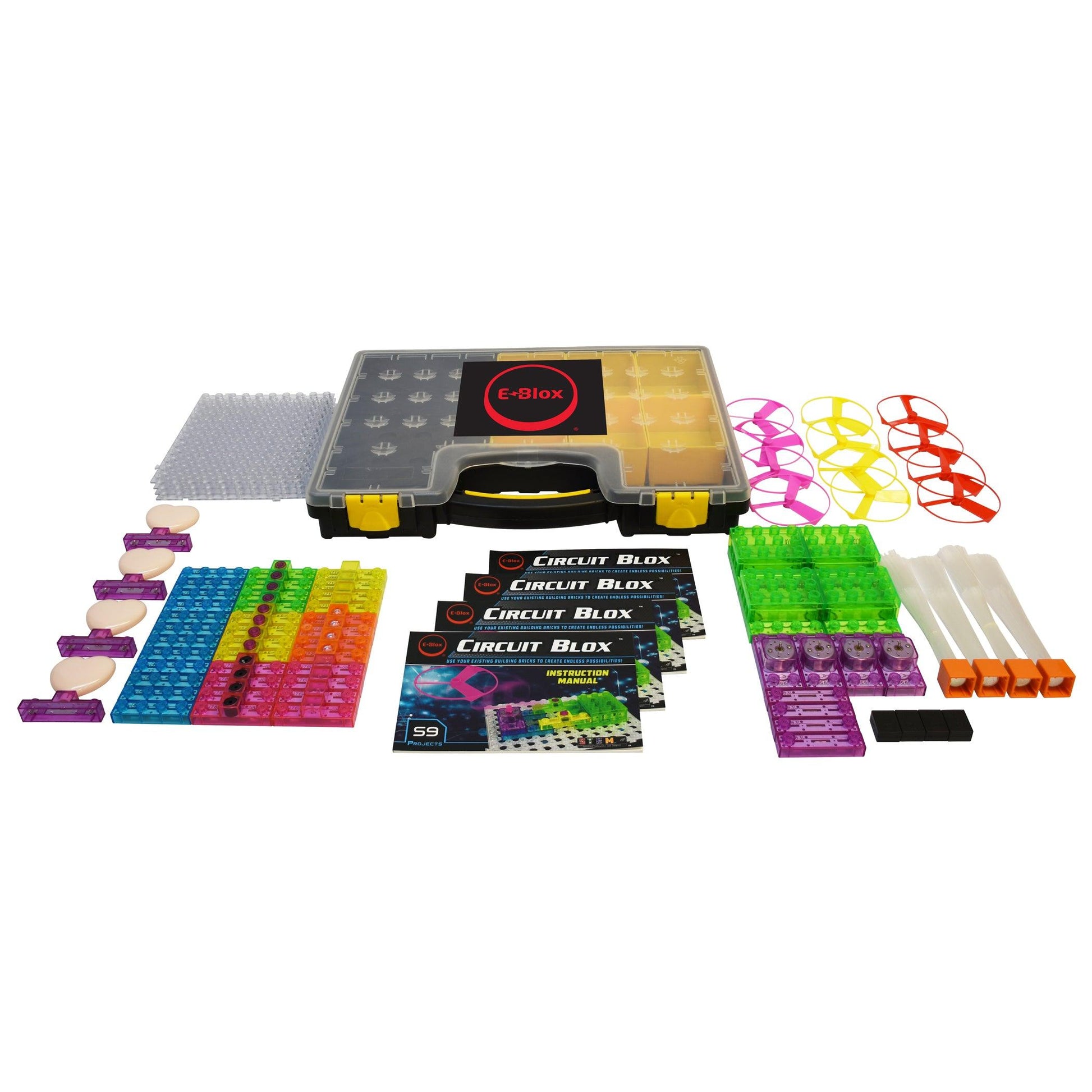 Circuit Blox™ Class Set, 59 Projects Per Kit, 4 Kits - Loomini