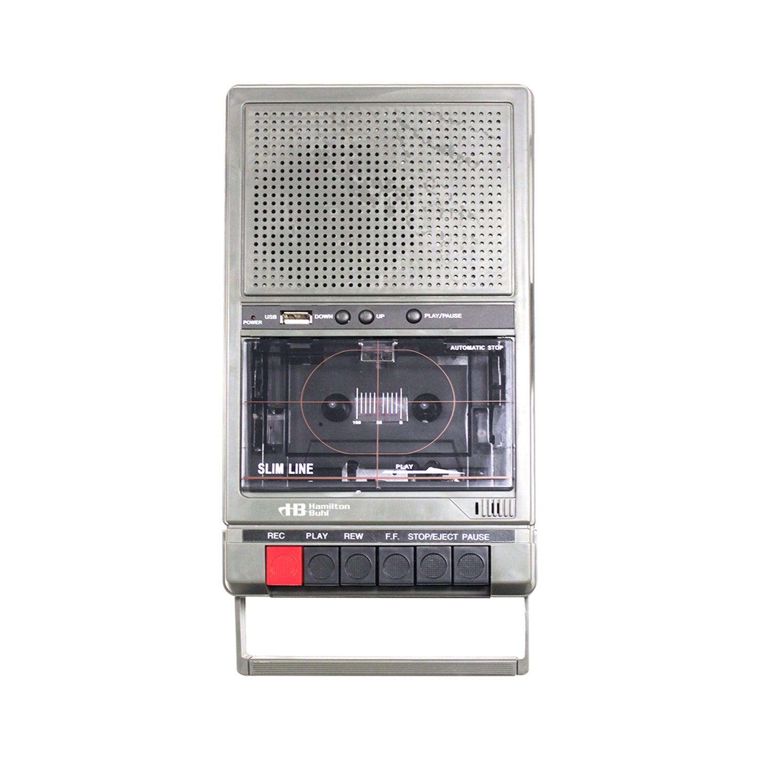 Classroom Cassette Player, 2 Station, 1 Watt - Loomini