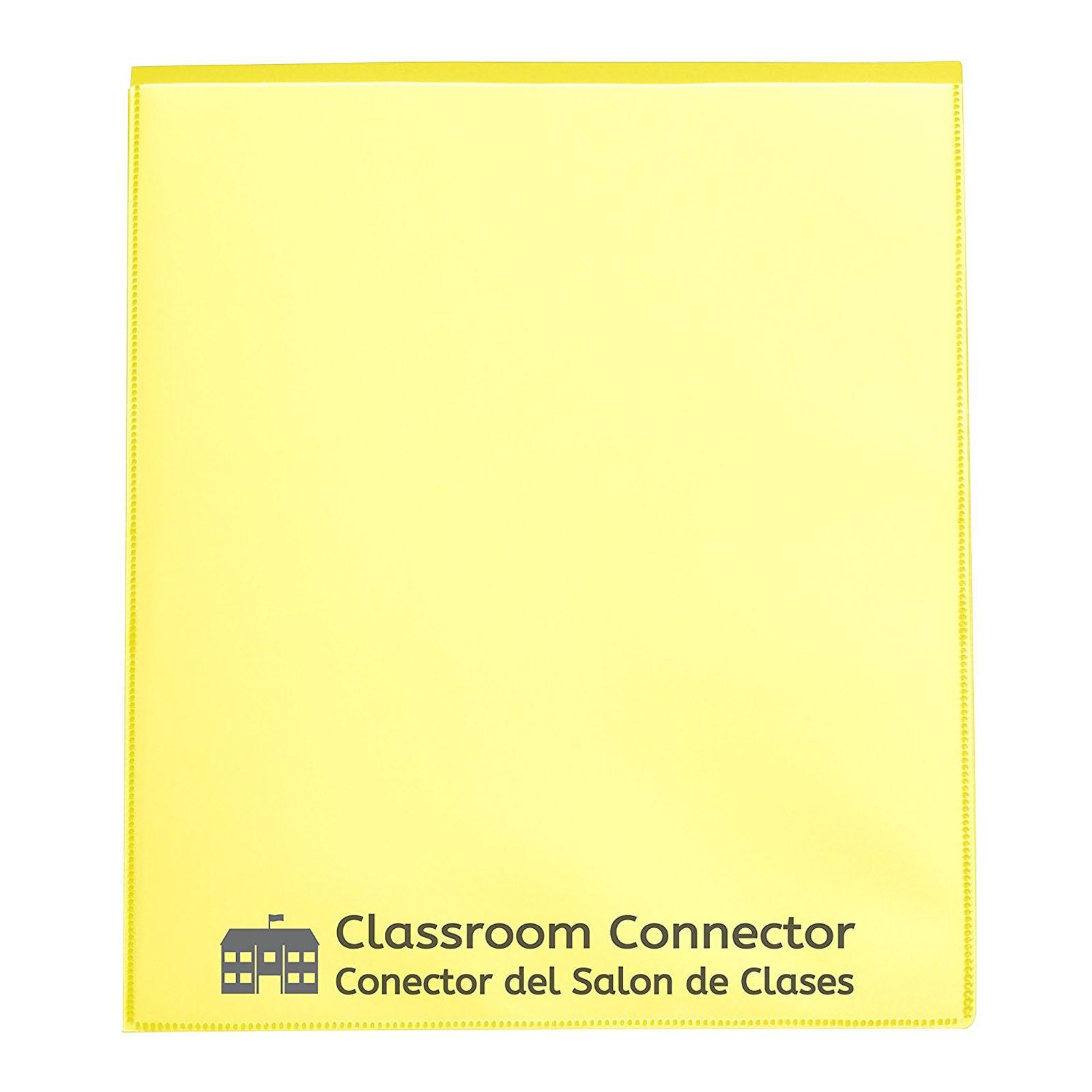 Classroom Connector™ School-To-Home Folders, Yellow, Box of 25 - Loomini